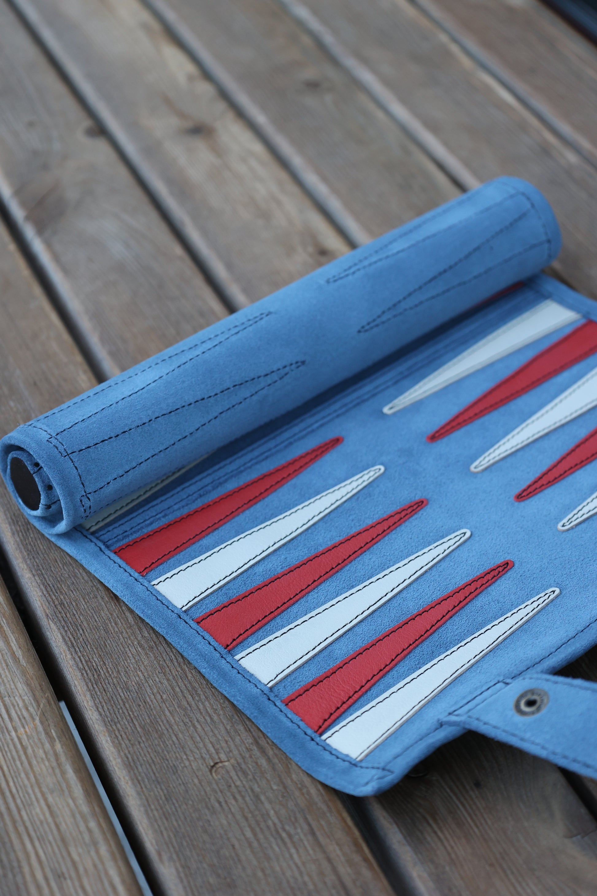Ocean Blue Backgammon Set